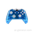 Transparent Blue Wired Gamepad for Xbox One Controller